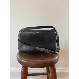 Parri Firenze Vintage Blue Leather Crossbody Purse